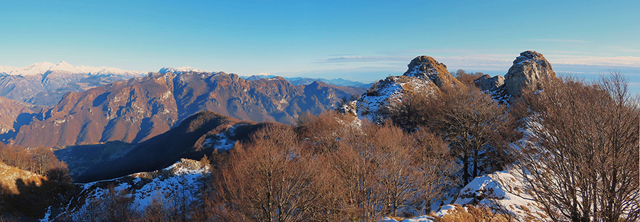 Vista panoramica salendo allo Zuc di Pralongone